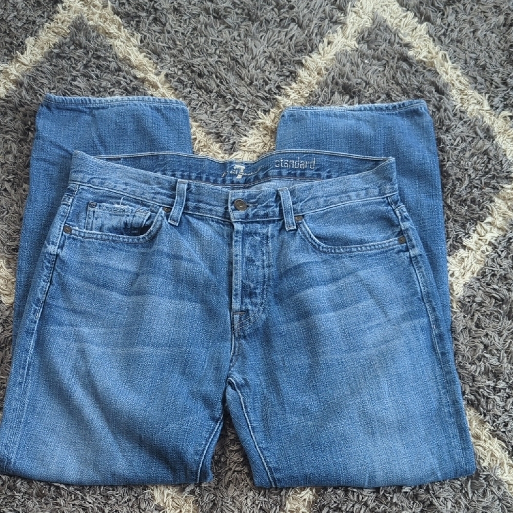 Seven For All Mankind Standard Ankle Denim Jeans Size Women's 32
